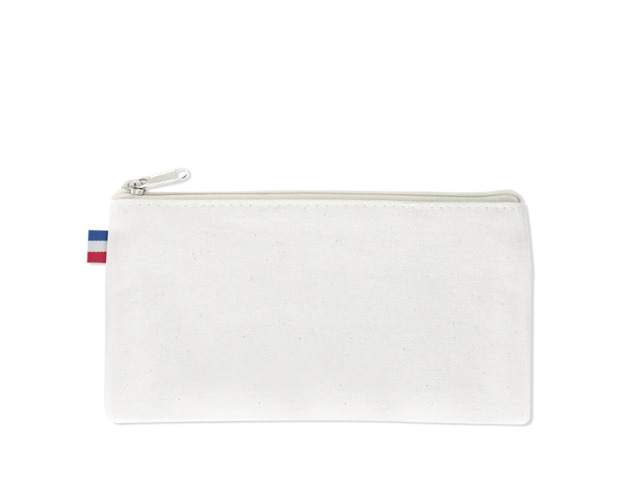 Trousse 100  matières recyclées tissées personnalisable